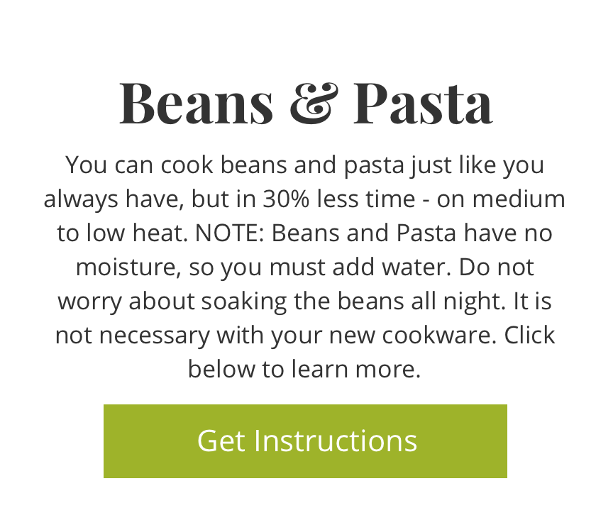 download instructions for cooking beans and pasta